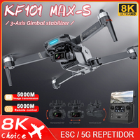 New KF101 Max-S 5000M GPS Drone 4K Professional HD Camera FPV Dron 3-Axis Gimbal Foldable Obstacle Avoidance RC Quadcopter Dron