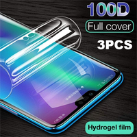 3PCS Full Hydrogel Film For Huawei Nova 2i 3i 3 3e 4 4e 5 5i 5T Screen Protector Film Nova 6 7 8 SE 7i Clear HD Protective Film