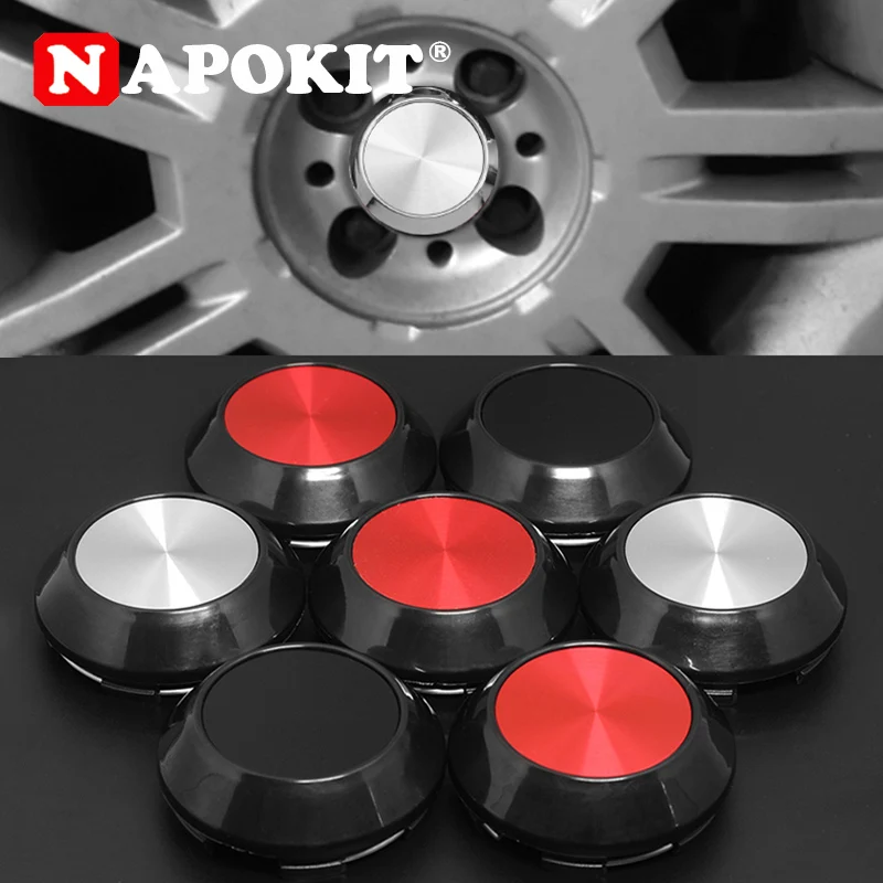 4PCS/lot 68/62MM Car Wheel Center Hub Caps for ENKEI VOSSEN WORK EMOTION OZ RACING Wheel Rims Dust-proof Cover