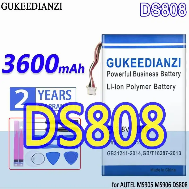 

For Autel MS905 MS906 CV MX808 808IM DS808 808TS BT Automotive Diagnostic Tool Battery 3600Mah Safe Lightweight