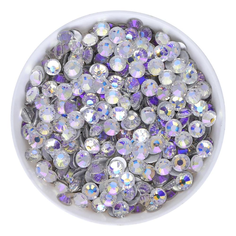 QIIY Starry Sky SS3-SS30 AAAAA แก้ว Non-hotfix Rhinestones Flatback Glitter หินตกแต่งเล็บ DIY อุปกรณ์เสริม