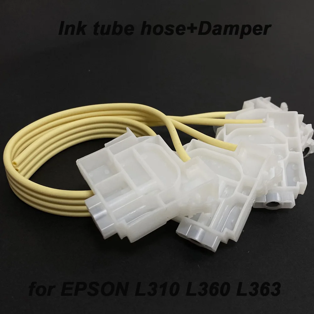 Tint csöves hose+damper számára EPSON L310 L360 L363 L365 L368 L380 L383 L385 L100 L101 L110 L111 L130 L132