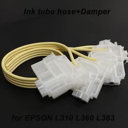 Ink tube hose+Damper for EPSON L310 L360 L363 L365 L368 L380 L383 L385 L100 L101 L110 L111 L130 L132