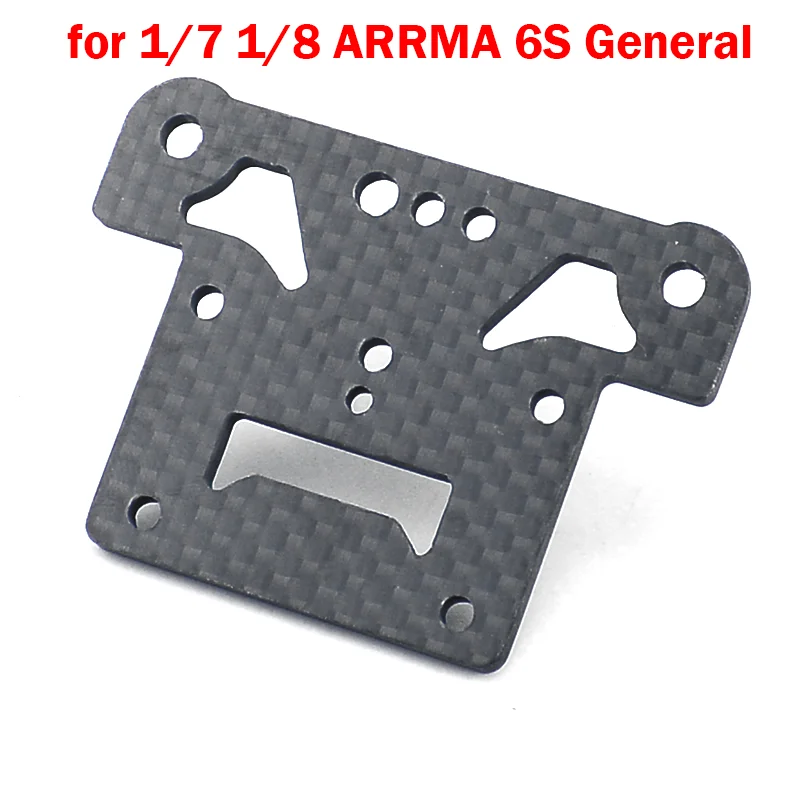 Carbon Fiber Top Plate Cover for 1/7 1/8 ARRMA 6S Full Series Universal MOJAVE TYPHON KRATON MOJAVE FELONY INFRACTION Car