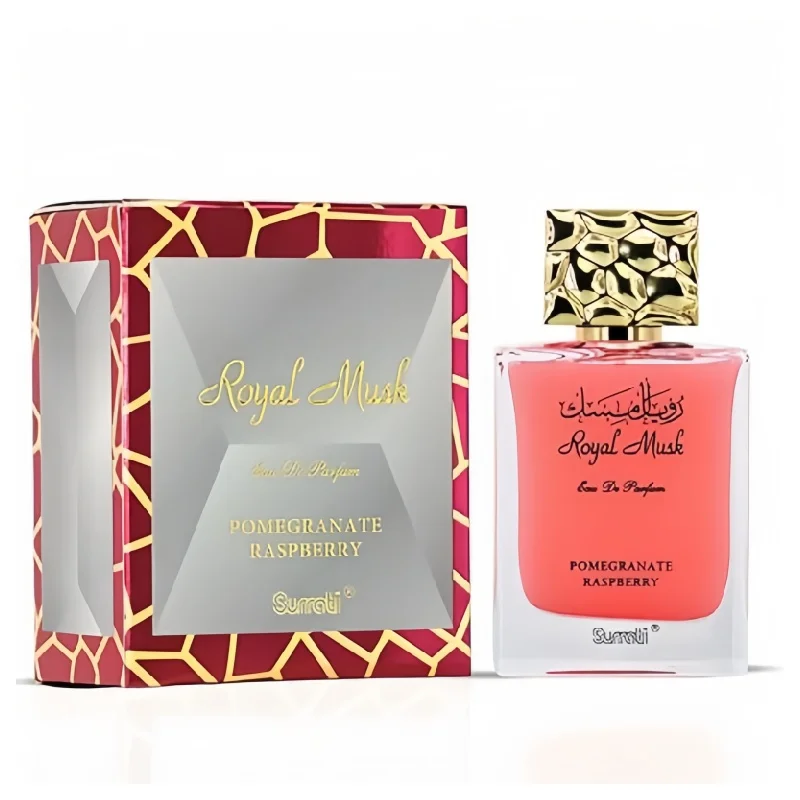 Royal Musk Pomegranate Raspberry EDP 100ML (3.4 OZ) by SURRATI, Exotic Fragrance The Good Scent