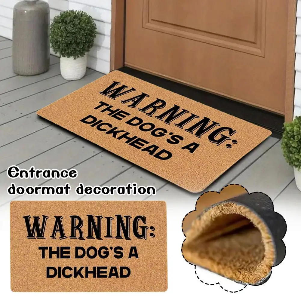 40*60cm/75*44cm Funny Front Door Mat Outdoor Mat Entry Brown Mat House Home Foyer Floor Mat With Heavy Duty For Welcoming D0Q9