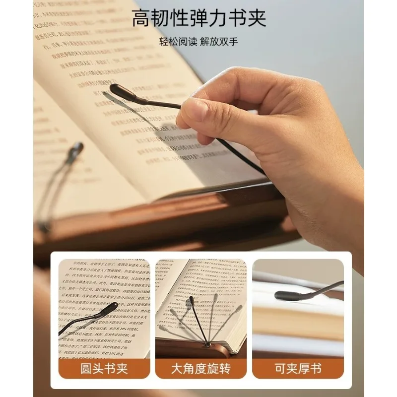 Multifunctional floor reading stand Lifting and lowering book stand Telescopic  Book display stand