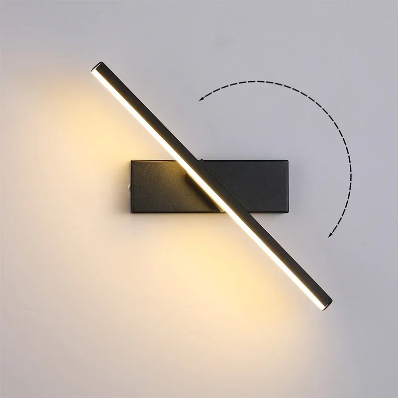 30/40/50cm lange Wand leuchte moderne LED 330 ° rotierende Wohnkultur Wohnzimmer Wand leuchte Schlafzimmer Nachttisch nordisch minimalist isch