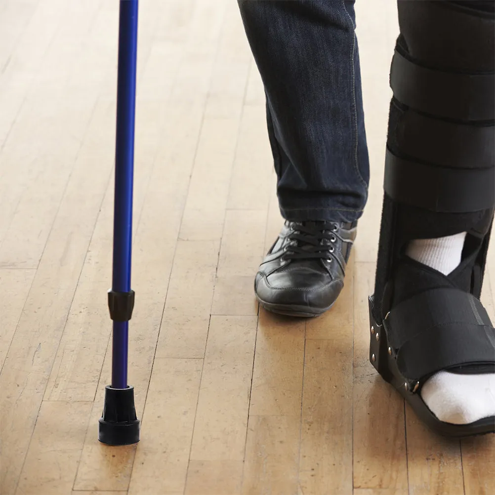 

12Pcs Walking Stick Anti-Wear Crutch Pads Non-Slip Foot Covers Trekking Poles Tips Hiking Safety Walking Cane Tips