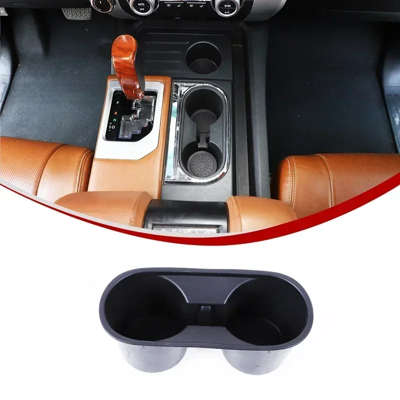 For Toyota Tundra 2014-2021 Car Central Control Water Cup Holder Protective Cover TPE Auto Accessories 1 Pcs