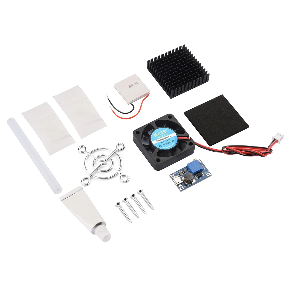 1 세트 SR-01 5V DIY 휴대 전화 라디에이터 쿨러 반도체 냉동 시트 자동 냉각 유물 40*40 썸네일 2