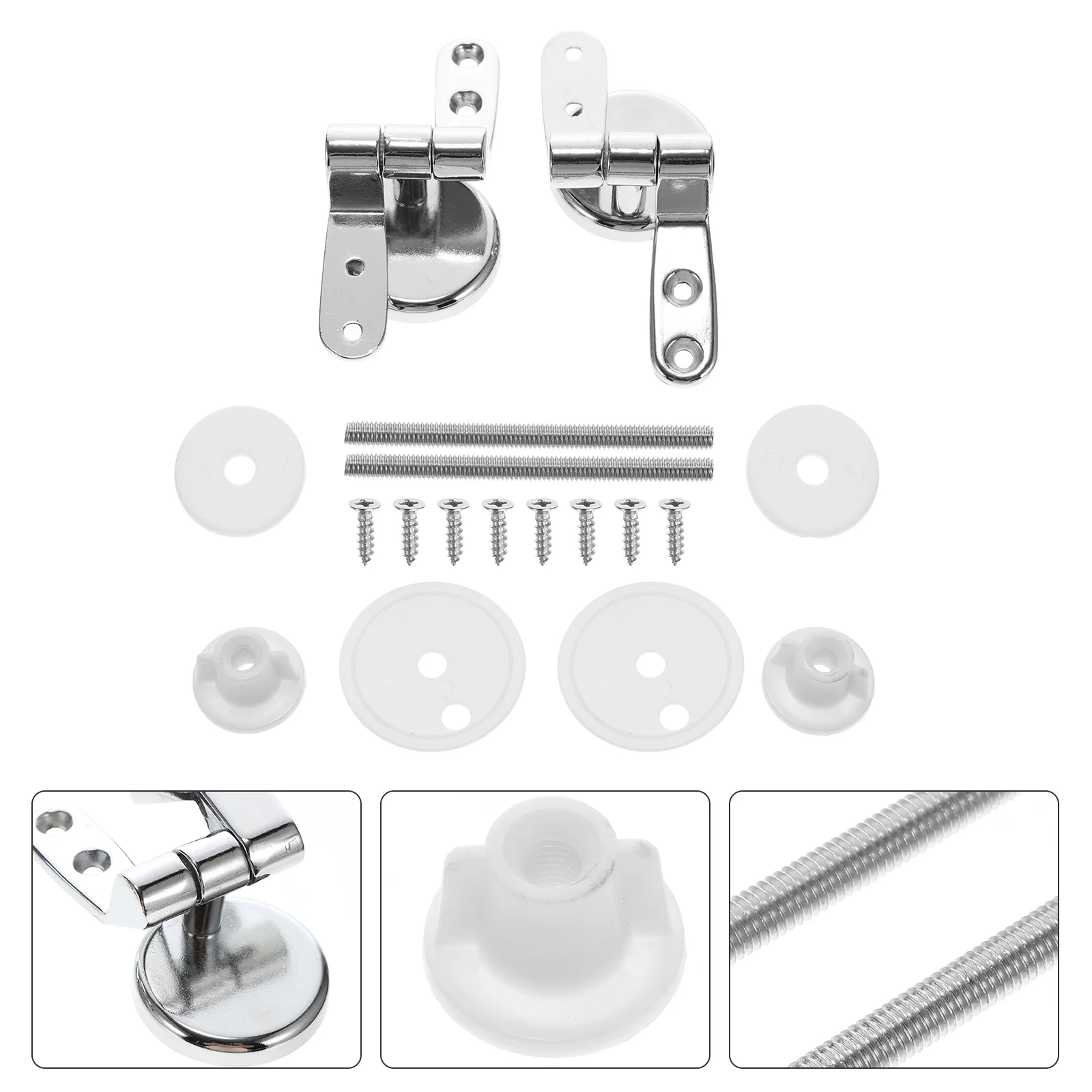 

Toilet Lid Hinge Screw Seat E14 Bulb Fixing Fitting Kit Accessories Zinc Alloy Metal Quick Release Light