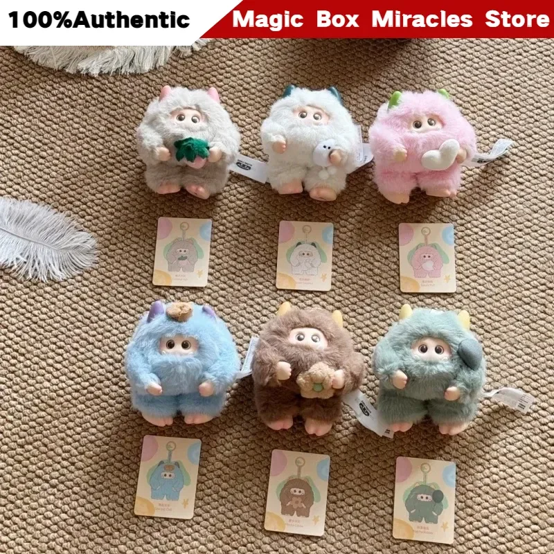 

Genuine Fluffy The Monster Marshmallow Dream Series Blind Box Lovely Vinyl Doll Home Decoration Mystery Box Toy Birthday Gift