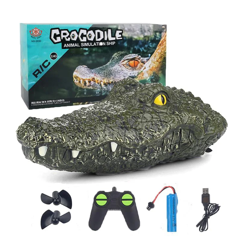 Remote Control Crocodile Head Decoration For Home Decor Action Figure Interior Table & Accessories Bedroom Ornaments Crafts