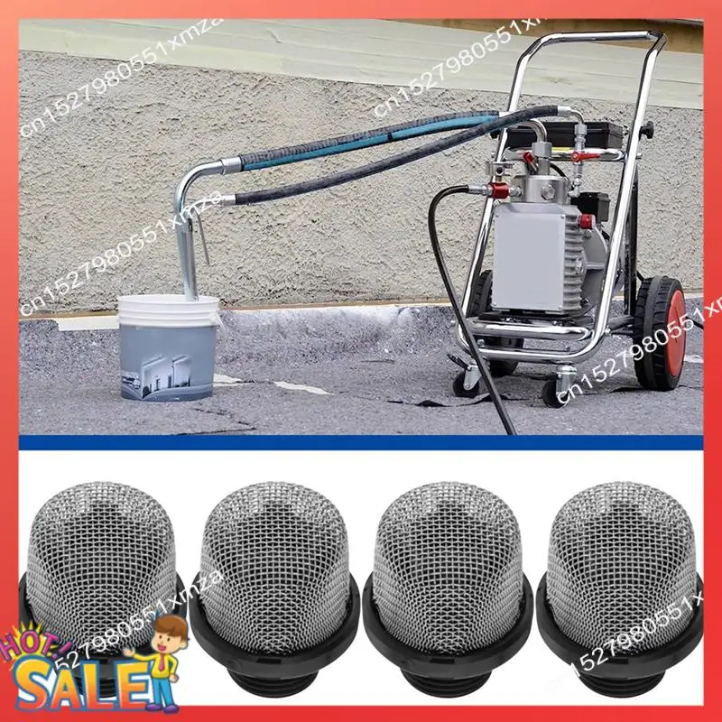 ABCL 288716 Airless Paint Sprayer Inlet Strainer, 4 ชิ้น 3/4 นิ้วเปลี่ยน Inlet Strainer สําหรับ Airless Sprayer จิตรกร Pa