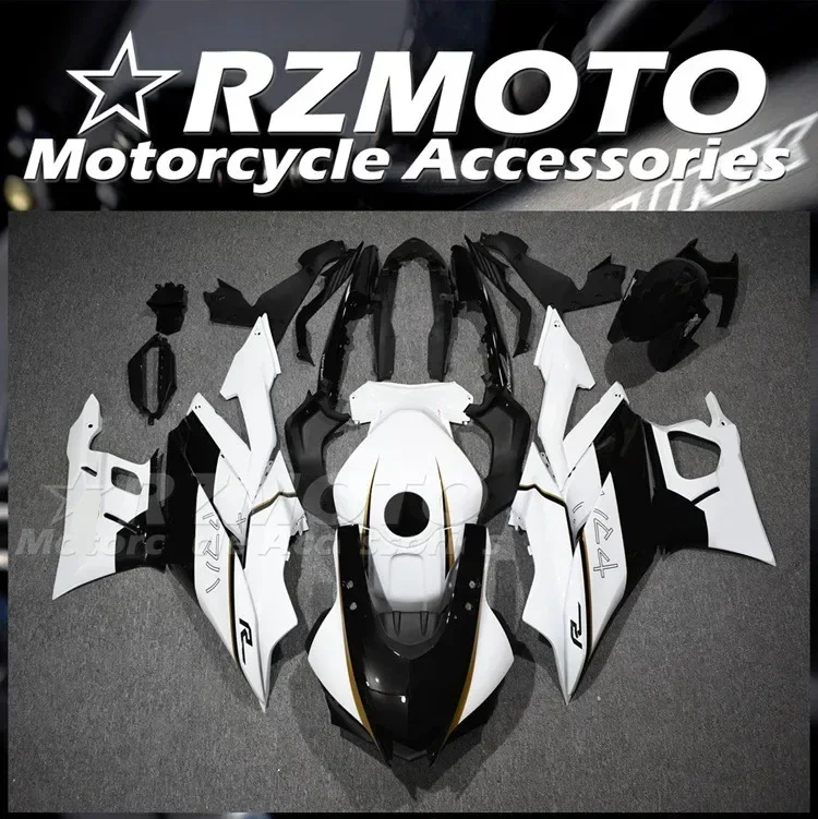 

4Gifts Injection Mold New ABS Fairings Kit Fit for YAMAHA YZF- R3 R25 2019 2020 2021 2022 19 20 21 22 Bodywork Set Black White