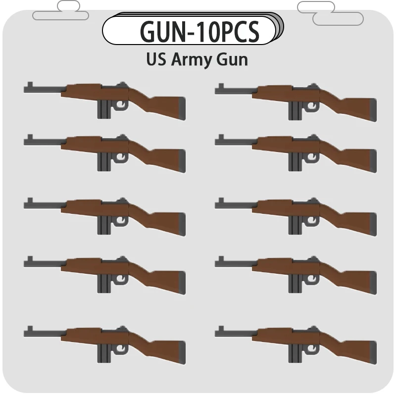 WW2 Militaire Accessoires Bouwstenen US Ranger Italië Duitse Britse Leger Soldaat Figuren Gun Helm Bakstenen Verjaardagscadeautjes
