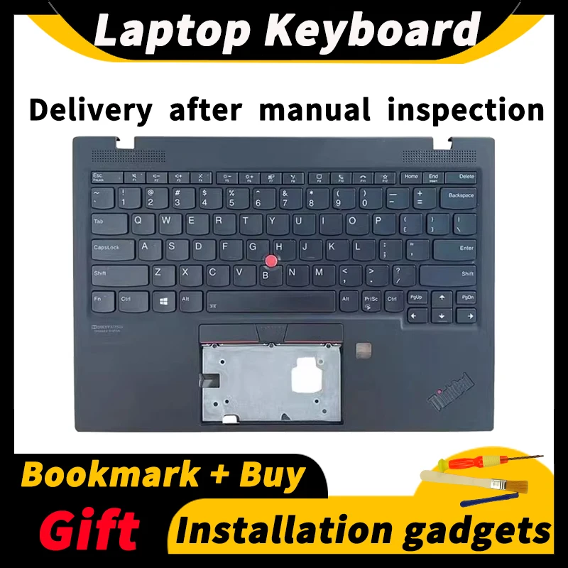 

For Lenovo ThinkPad X1 Nano13" Gen1 2021 Laptop Keyboard C-Case Palmrest with Backlighting