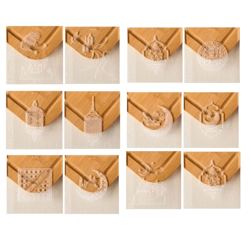 

Pressable Biscuits Molds Moon Castles Pattern Pattern Cookie Cutter Kitchen Tool K2WE