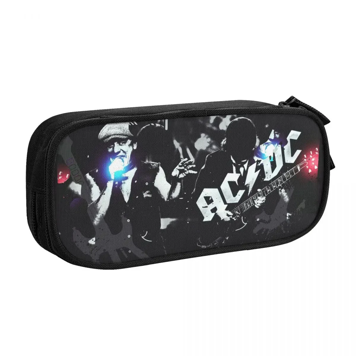 

Rock Band Big Capacity Pencil Pen Case Office College School Large Storage Bag Pouch Holder Box Organizer