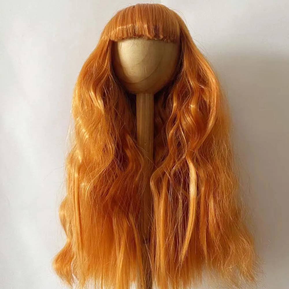 

1/3 1/4 1/6 1/8 Fashion Wavy Hair High Temperature Wire BJD Wig For Toy Doll Accessories