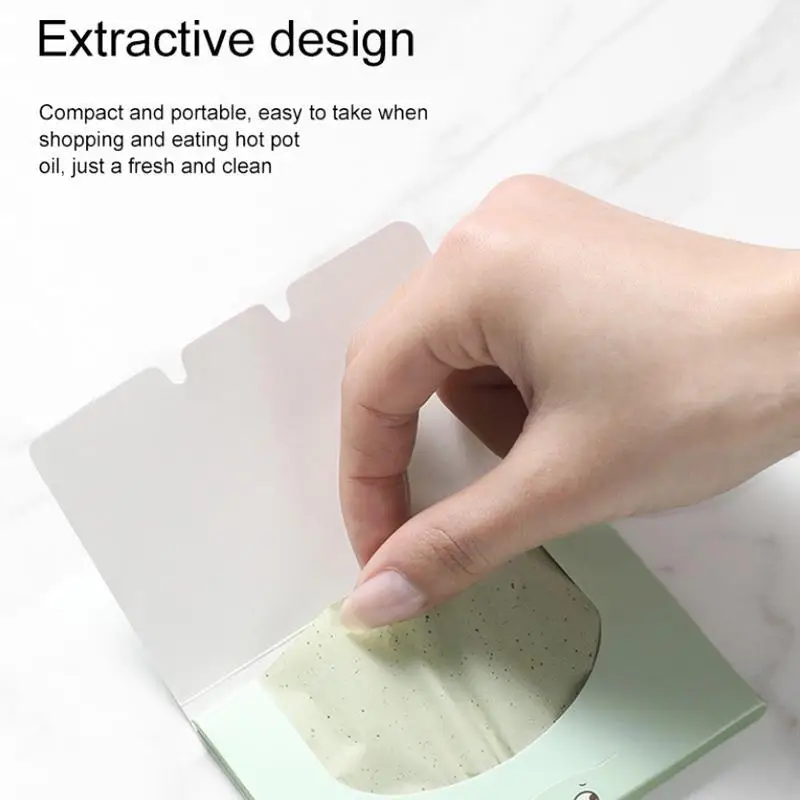 100pcs/bag Face Oil Blotting Paper Matte Face Wipes Oil Control Face Cleaning Beauty Makeup Tools Oil-absorbing Face Paper