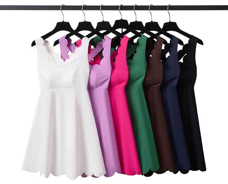 Damen Tennis Yoga Kleid Einfarbig Dehnbarer Weicher Gym-Anzug Atmungsaktiver Laufrock Weiblicher Golf-Kurzrock Sportbekleidung Trainingskleidung – Detail 3