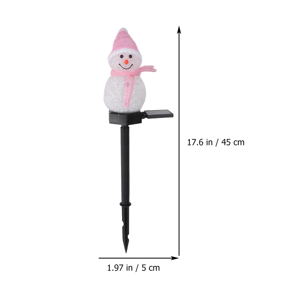 

Solar Snowman Lamp Premium Silica Gel Inflatable Light for Garden Balcony Lawn Yard Decoration Outdoor Solar Light Adorable