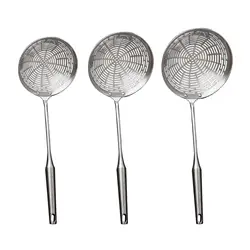 Spider Strainer Skimmer with Hole Kitchen Utensil Pasta Strainer Spoon for Vegetable Frying French Fries Draining Cooking