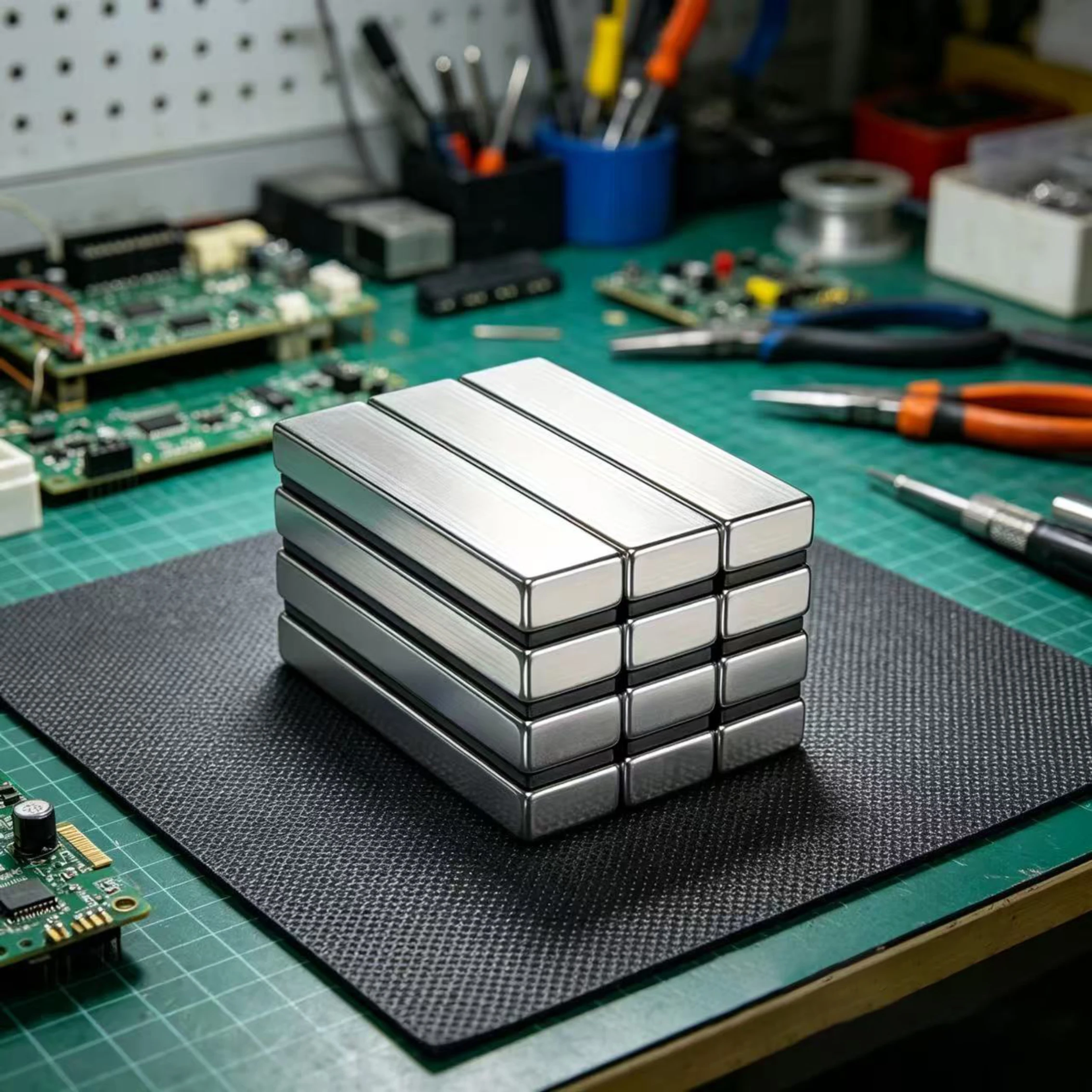 

30x10x5 magnetic piece, rectangular magnet for office and tool storage, storage magnet, map magnet, drawer closing magnet