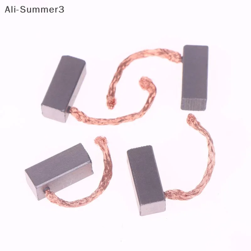 4 шт., аксессуары для самостоятельного изготовления, набор угольных щеток для электродвигателя, запасные части 8x8x19 мм, электроинструмент