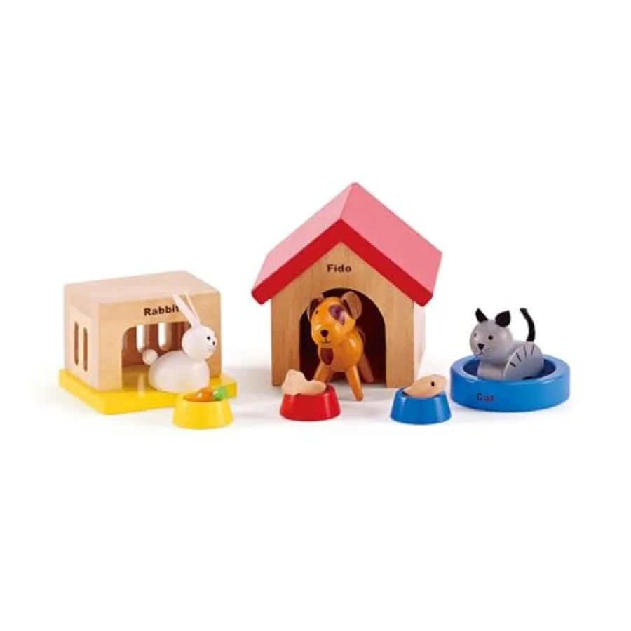 

Family Pets Wooden Animal Set