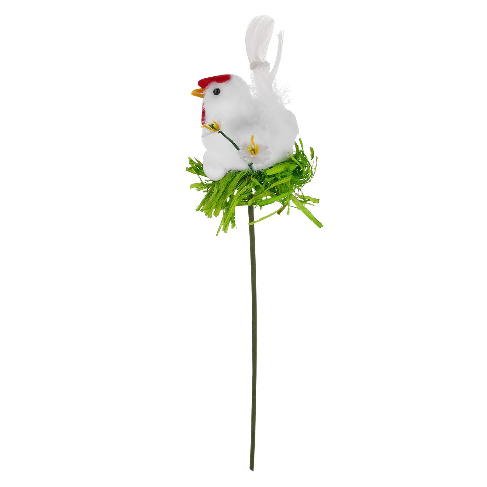 

Easter Decor Pick Artificial Rooster Branch Realistic Floral Stem for Spring Arrangements Home Garden Indoor Outdoor Wreath