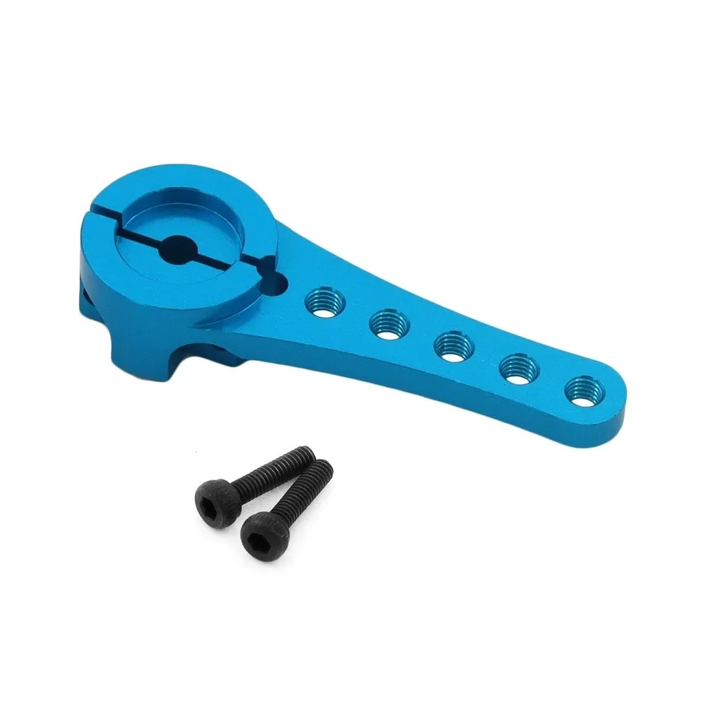 Aluminum Alloy Steering Servo Arm 5 Hole Designed Length 46MM RC Car Servo Parts 25T Large Torque Servo Swing Arm