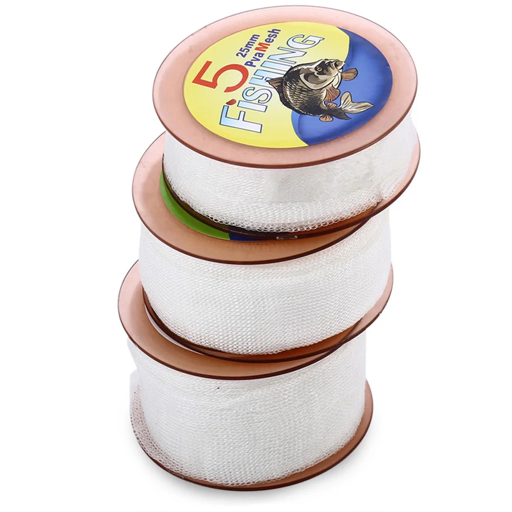 

5M 44Mm Carp Fishing Pva Mesh Water Dissolving Bait Refill Feeder Bag Eco Friendly Biodegradable Fishing Tool For Pellets