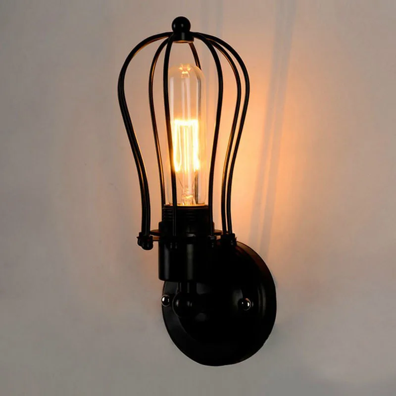 2026 Wabi-Sabi Matte Vintage Iron Wall Sconce Decor Lamp For Bedroom Bedside Balcony Corridor Home Atmosphere Lighting