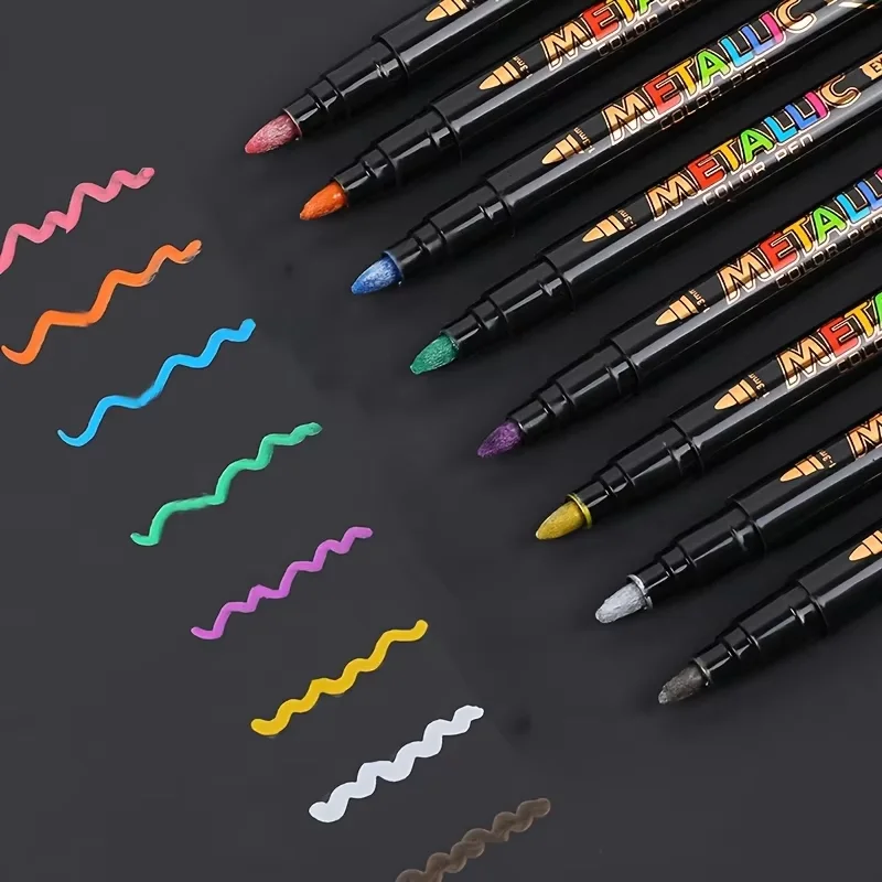 8-Pack Temporary Tattoo Pens Sets for Body Painting,Semi-Permanent Tattoos,Liquid Ink for Body Art Party And Holiday Celebration
