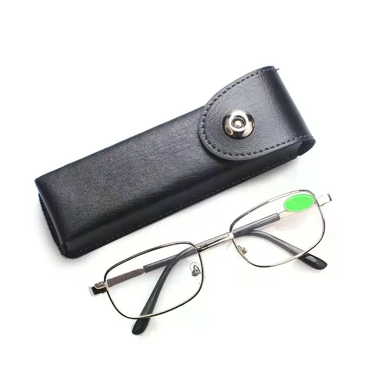 Portable Belt‑Wearable Leather Glasses Case Multifunctional Storage Pouch For Eyeglasses Small Daily Items