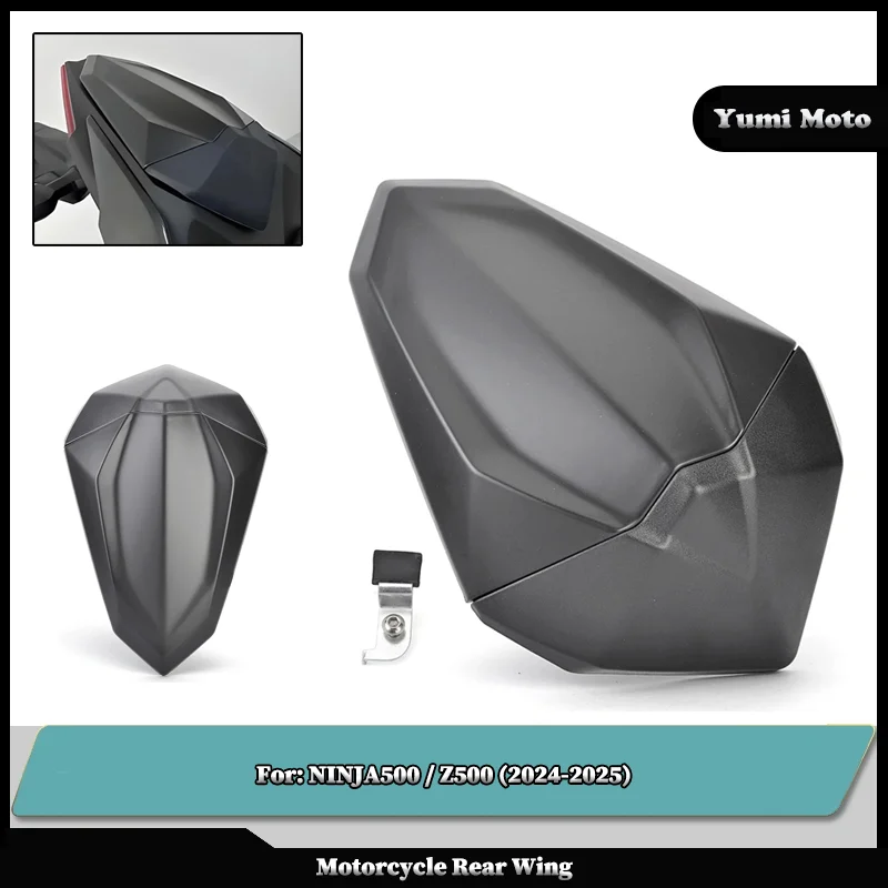 

Motorcycle Rear Passenger Pillion Seat Cowl Tail Cover Fairing For KAWASAKI NINJA500 Z500 2024-2025 Ninja 500