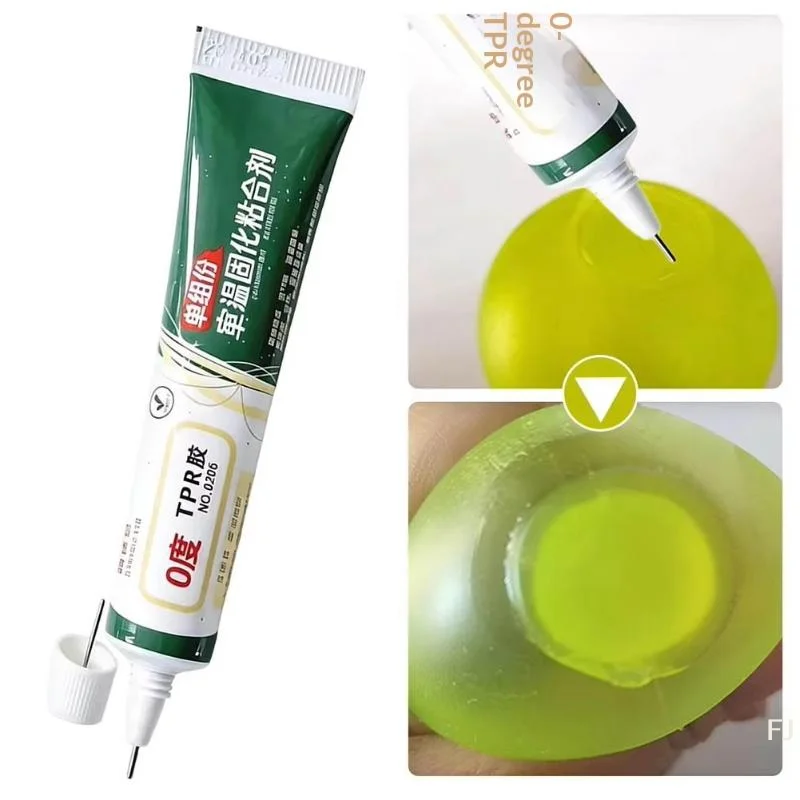 [YU]Transparent TPR Glue For Toys 0° Room Temperature Curing Adhesive For Stress Ball Repairs Glue