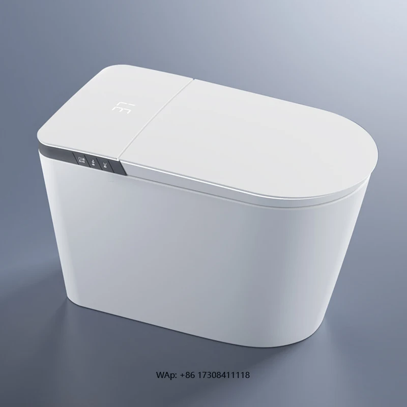 Bathroom Smart Toilet Fully Automatic Butt Washing Integrated Dual Waterway Wall-Mounted Ceramic ABS Night Light Toilet