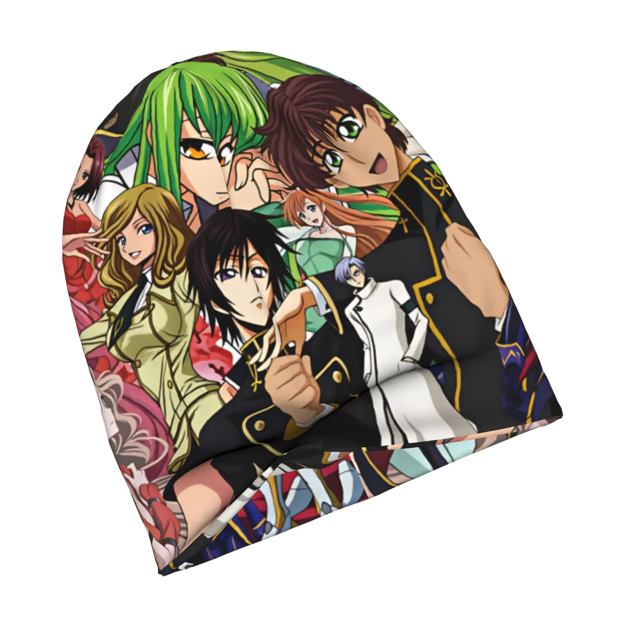 Code Geass Lelouch of the Rebellion Beanie Cap Unisex Winter Warm Bonnet Homme Knitted Hats Fashion Ski Beanies Caps For