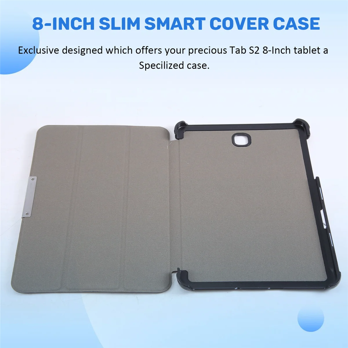 For Galaxy Tab S2 8-Inch Case - Slim Smart Cover Case for Galaxy Tab S2 8-Inch Tablet