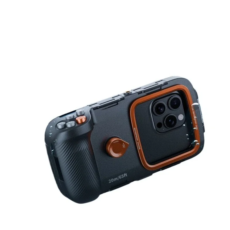Applicable to Apple mobile phone Xiaomi Huawei all-inclusive waterproof protective case Bluetooth camera aid integrated diving c