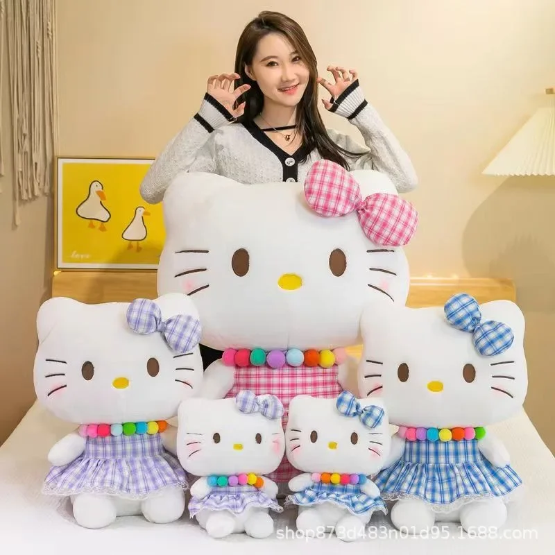 30cm Sanrio Hello Kitty Anime Cartoon Cute Stuffed Toys Plushier Soft Pillow Birthday Gifts For Girls Kawaii Pendant Plush Dolls