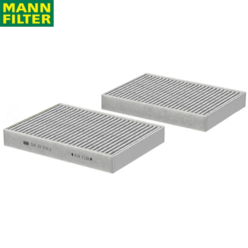 MANN FILTER CUK23014/2-2 فلتر المقصورة المدمج من الكربون المنشط إلى ROLLS-ROYCE BMW التعقيم الفعال 64 11 6 996 209(2 قطعة) #3