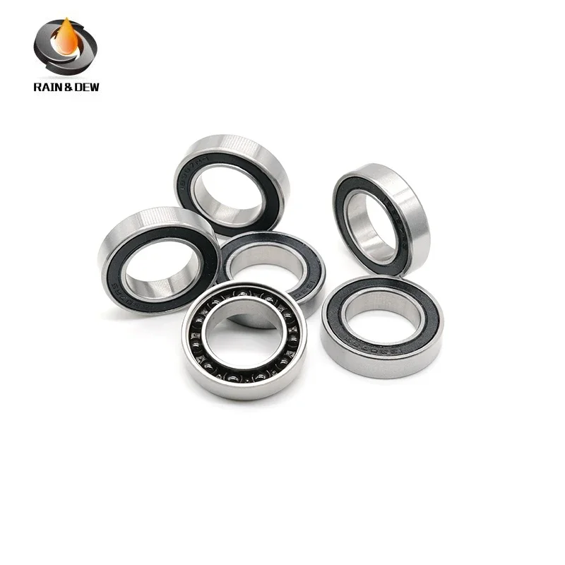 2PCS 18307RS Hybrid Ceramic Bearing 18x30x7 mm Bicycle Bottom Brackets Spares Si3N4 Ball Bearings 15267 17287 18307 24377 2RS