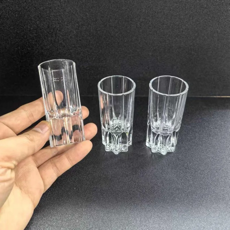 25 مللي كريستال شوت زجاج ويسكي تيكيلا نظارات شريط المنزل ، مجموعة هدايا أنيقة لحفلات الزفاف والحفلات وتذوق البوربون ، كوب الخمور #4