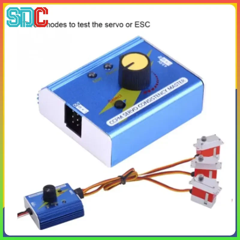 

Metal Multi RC Servo Tester CCPM Servo Consistency Master Motor ESC Checker for RC Plane Car Boat Models Hobby Spare Part