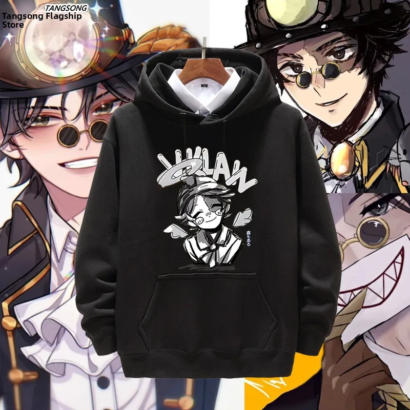 

Свободная толстовка с капюшоном, повседневная верхняя одежда для весны, осени и зимы, уличный стиль, с принтом, удобная, из смеси хлопка и полиэстера